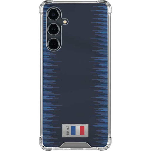 France Soccer Flag Galaxy S23 FE Clear Case